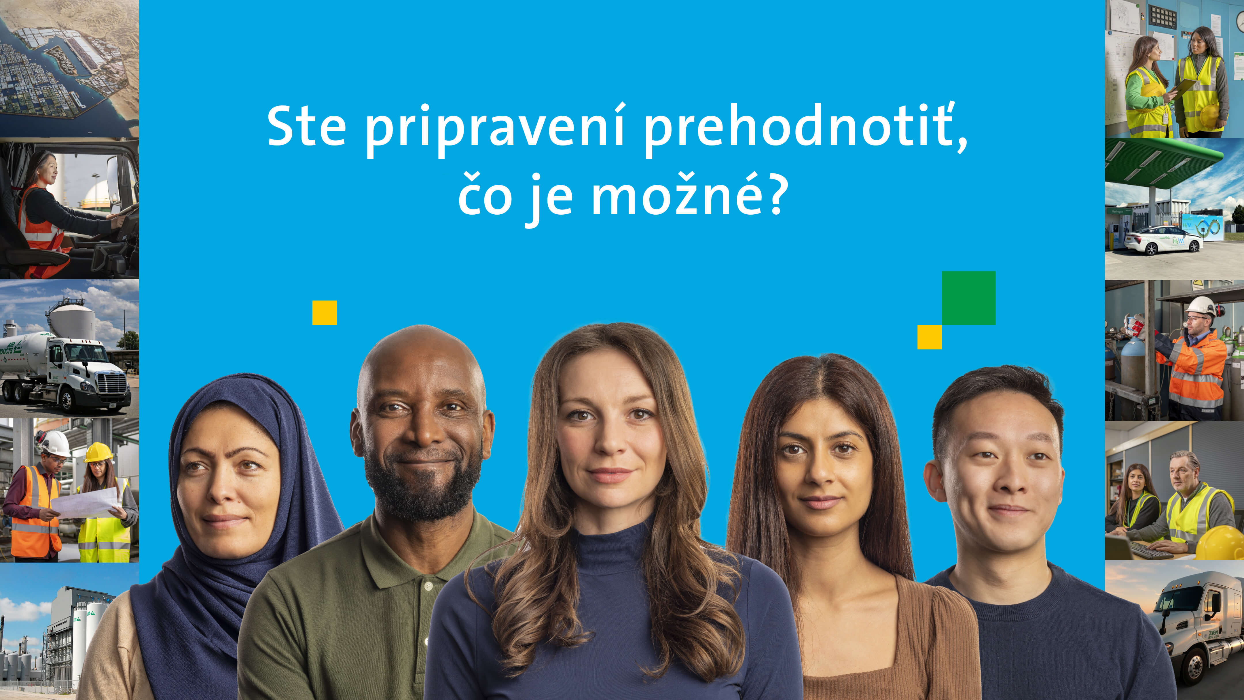 Diverse group of employees| Ste pripravení prehodnotiť, čo je možné?